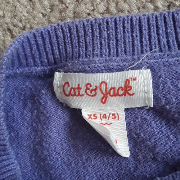 Cat and Jack girls XS Panda sweater - Picture 2 of 2